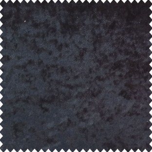 Black color complete solid surface velvet finished material soft look polyester sofa fabric